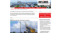 Desktop Screenshot of dielinke-bremerhaven.de